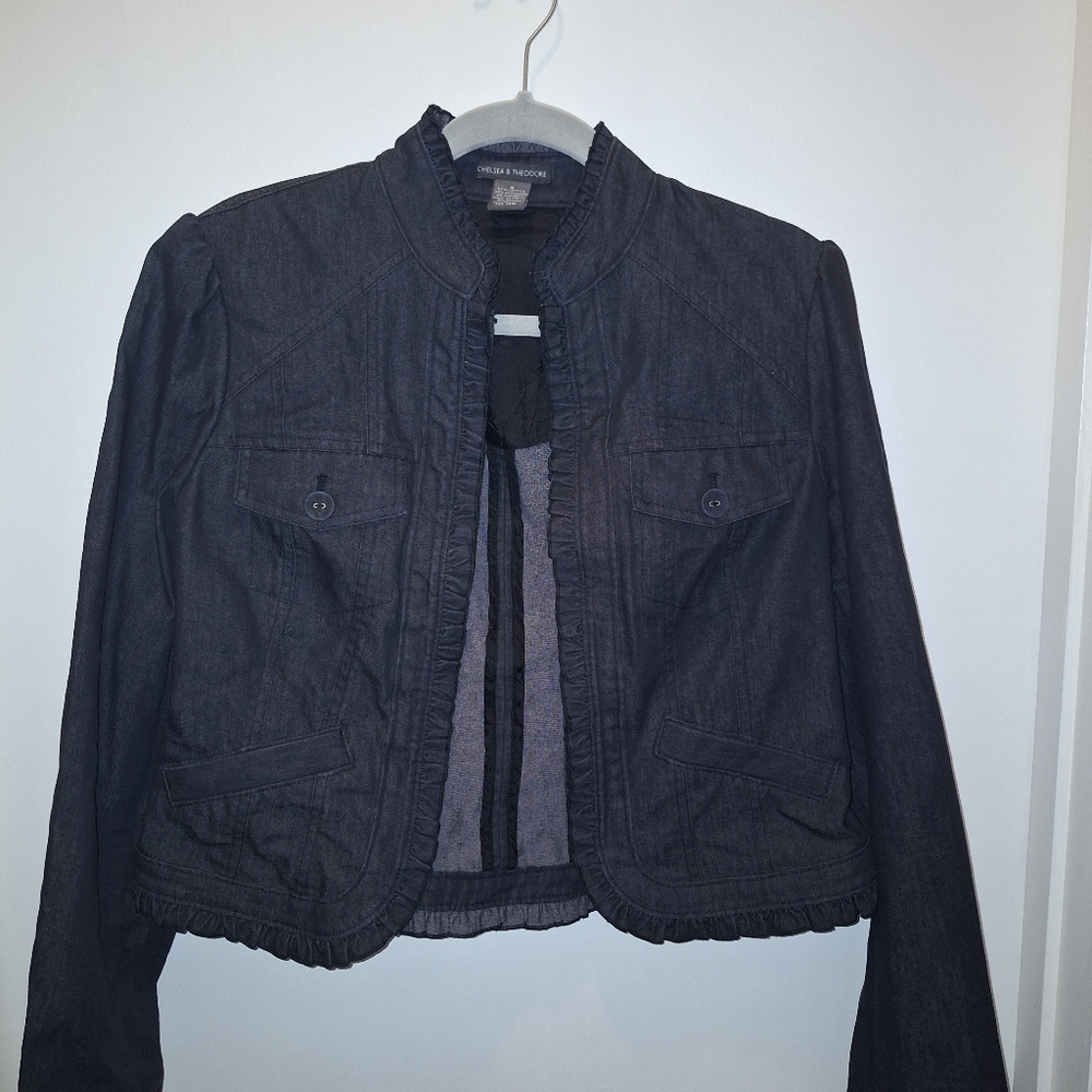 Women's Dark Chelsea & Theodore Denim Jacket